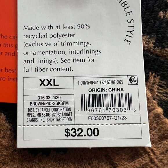 Knox Rose Women's V-Neck Pullover Sweater Camel Brown Size XXL - Picture 7 of 7